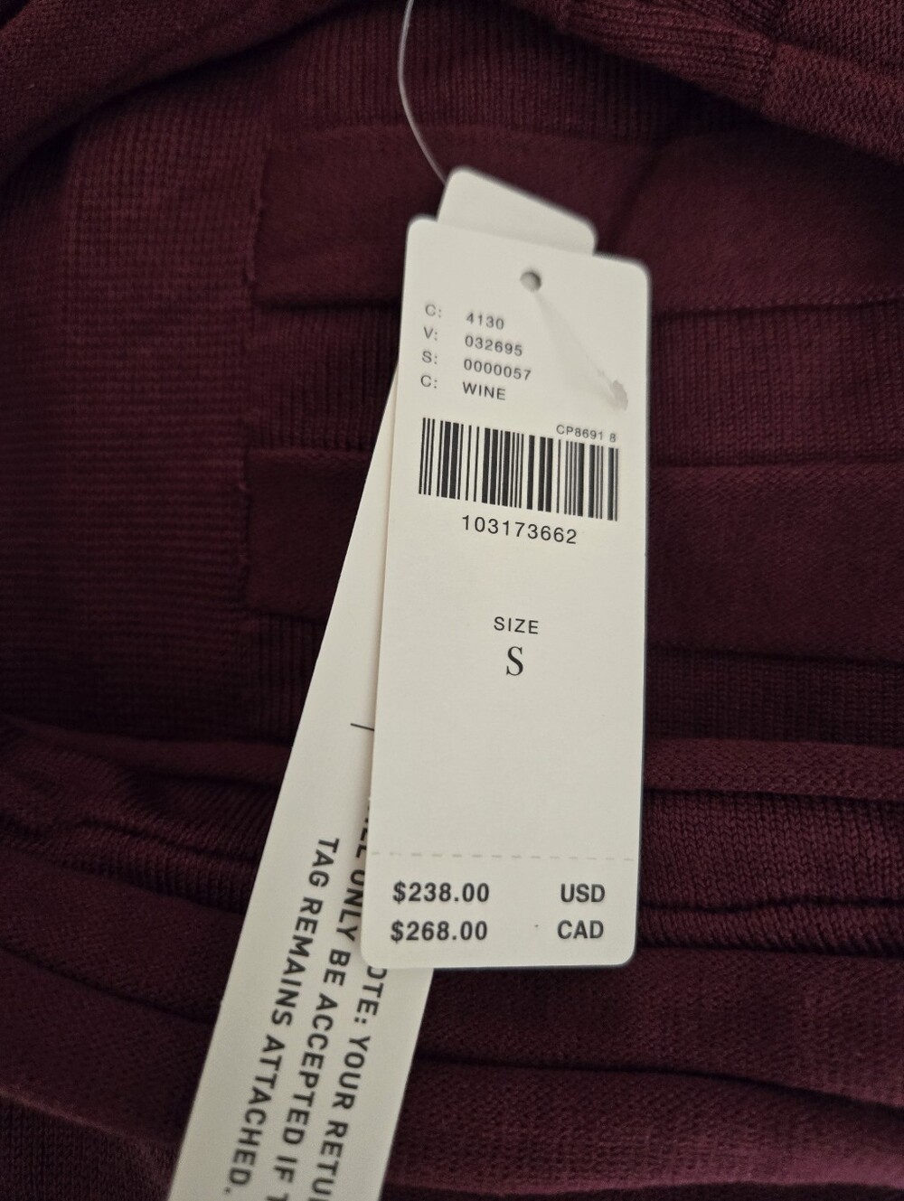 NWT Anthropologie Off-Shoulder Ruched Sweater Dress - Picture 4 of 5